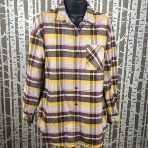 Floral Flannel & Feathers Bundle 3 Pieces: Medium Tops